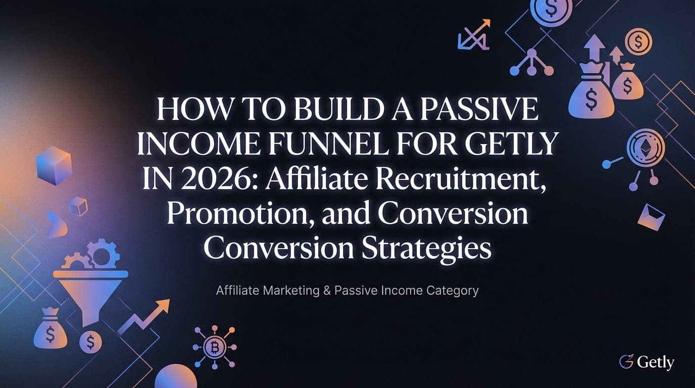 So baust Du 2026 einen passiven Einkommens-Funnel für Getly: Affiliate-Rekrutierung, Promotion- und Conversion-Strategien