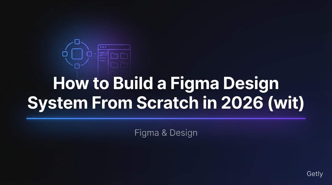 Как собрать Figma design system с нуля в 2026: токены, UI components library и шаблон