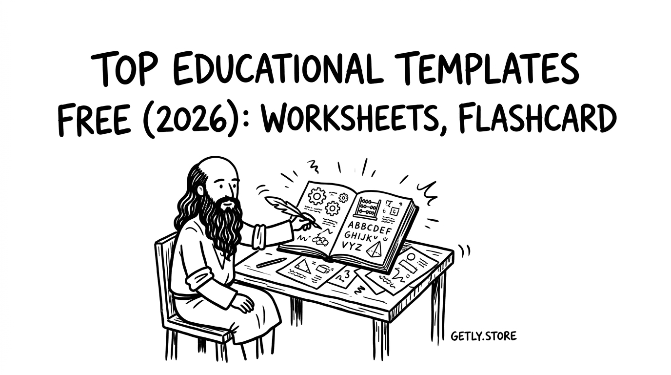 Top Educational Templates Free (2026): Worksheets, Flashcards & Certificates