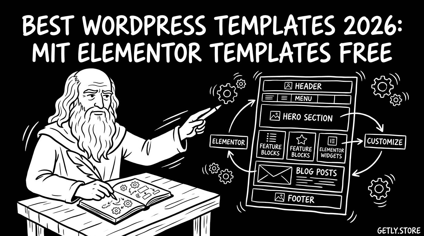 Best WordPress Templates für 2026: Mit Elementor Templates Free starten
