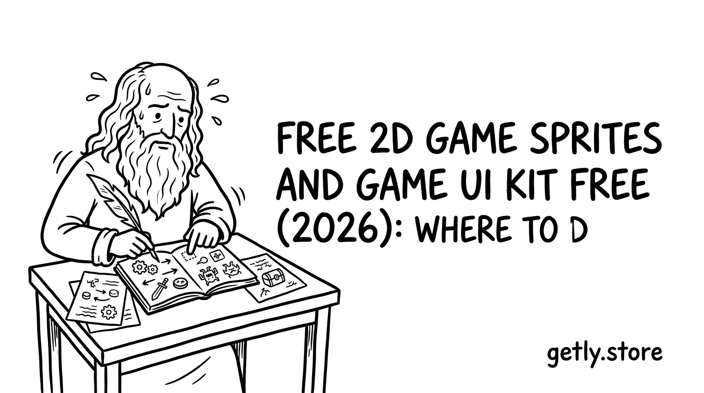 Бесплатные 2D-спрайты и UI kit free для инди-игр в 2026: где взять и как использовать