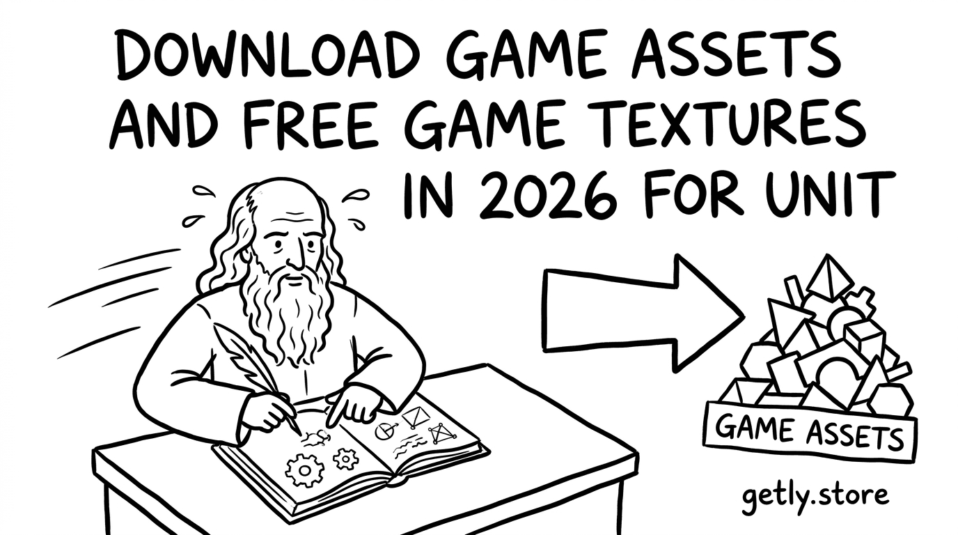 Game Assets & Unity Texturen 2026 downloaden: Free Textures und Shader für Indies
