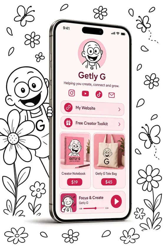 Getly Pages — blush theme