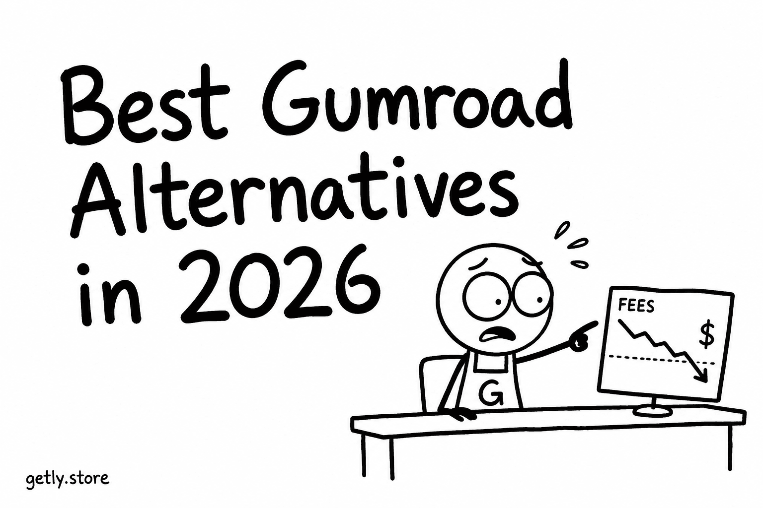 Лучшие альтернативы Gumroad в 2026 году