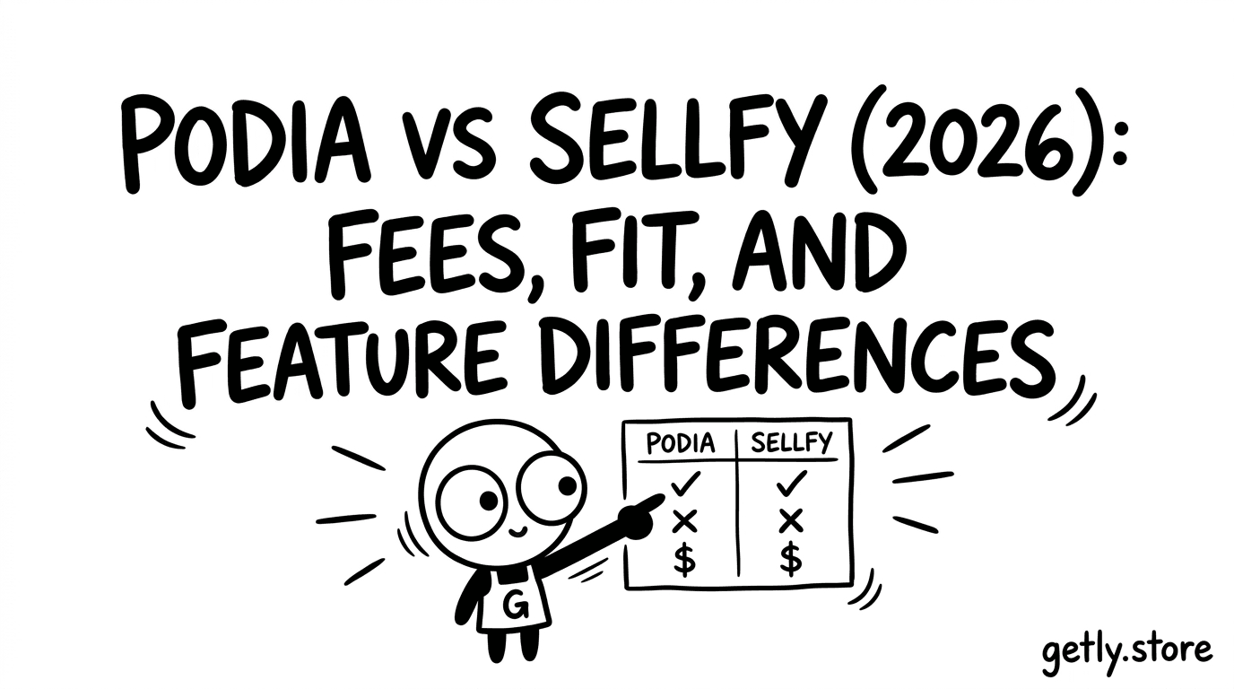 Podia vs Sellfy (2026): Fees, Fit, and Feature Differences
