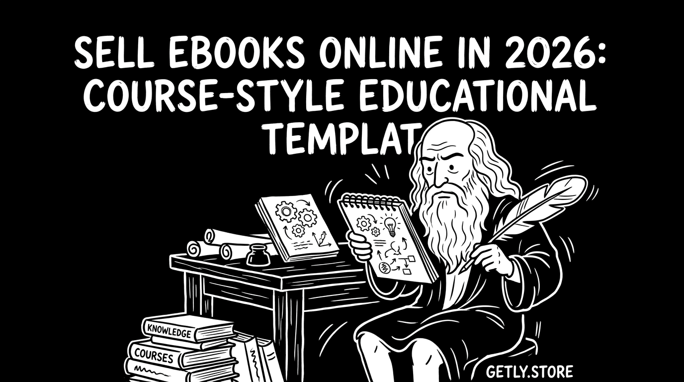 Как продать eBook онлайн в 2026: курс-формат, учебные шаблоны и “инструменты” для обучения