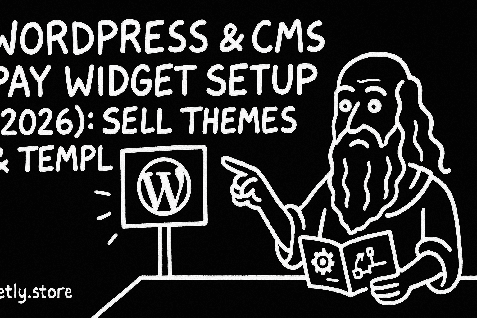 WordPress & CMS Pay Widget Setup (2026): Sell Themes & Templates Fast