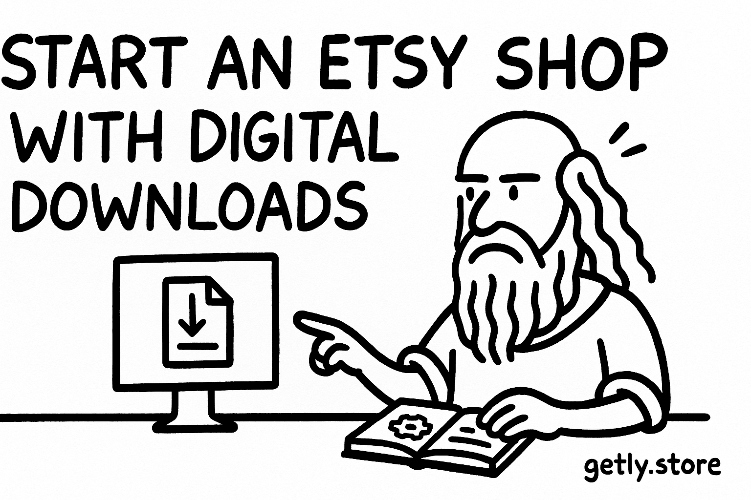 Start an Etsy shop with digital downloads