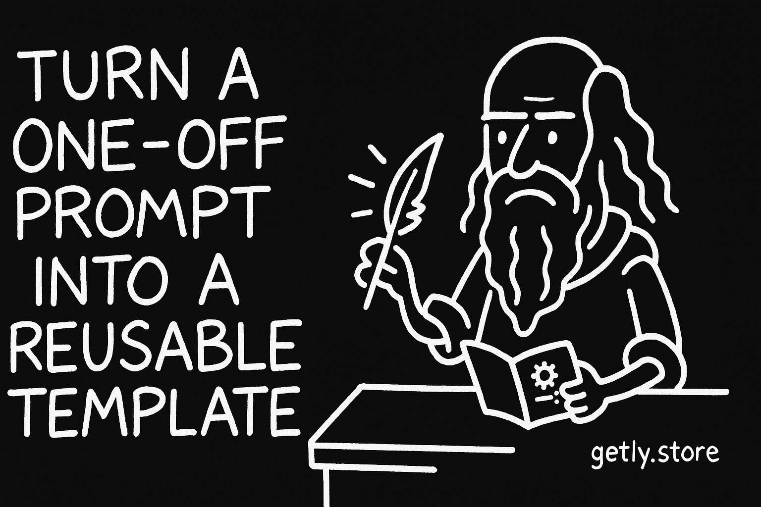 Turn a One-Off Prompt Into a Reusable Template