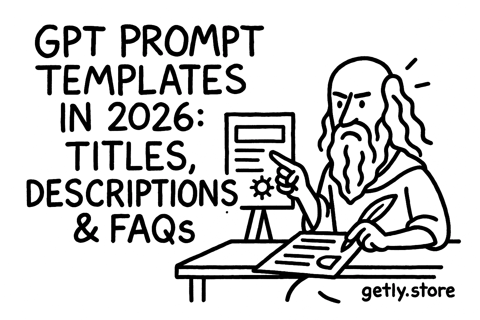 GPT prompt templates для продающих заголовков, описаний и FAQ (2026)