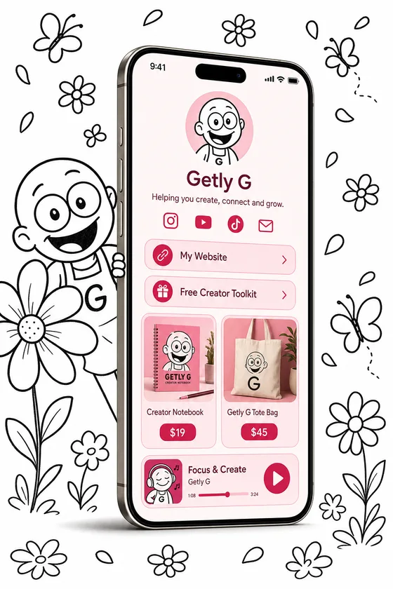Getly Pages — blush theme