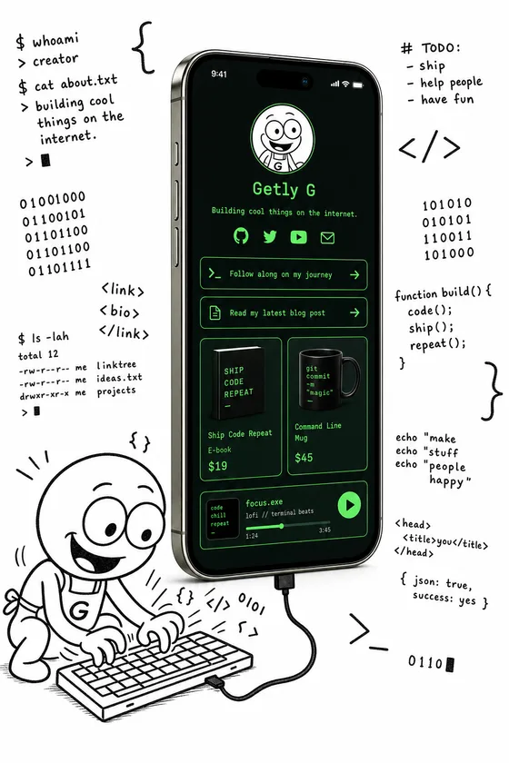 Getly Pages — terminal theme