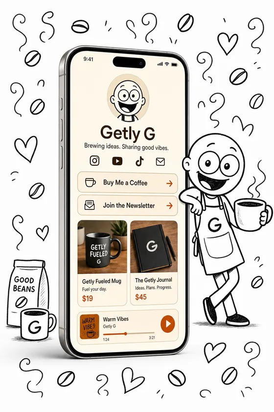 Getly Pages — warm theme