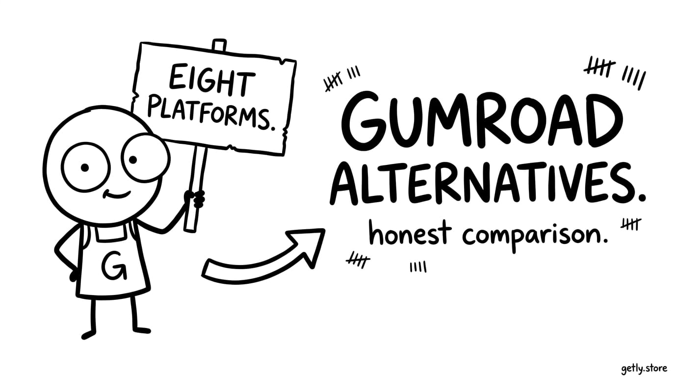 Gumroad-Alternativen 2026: Ehrlicher Vergleich vom Solo-Gründer