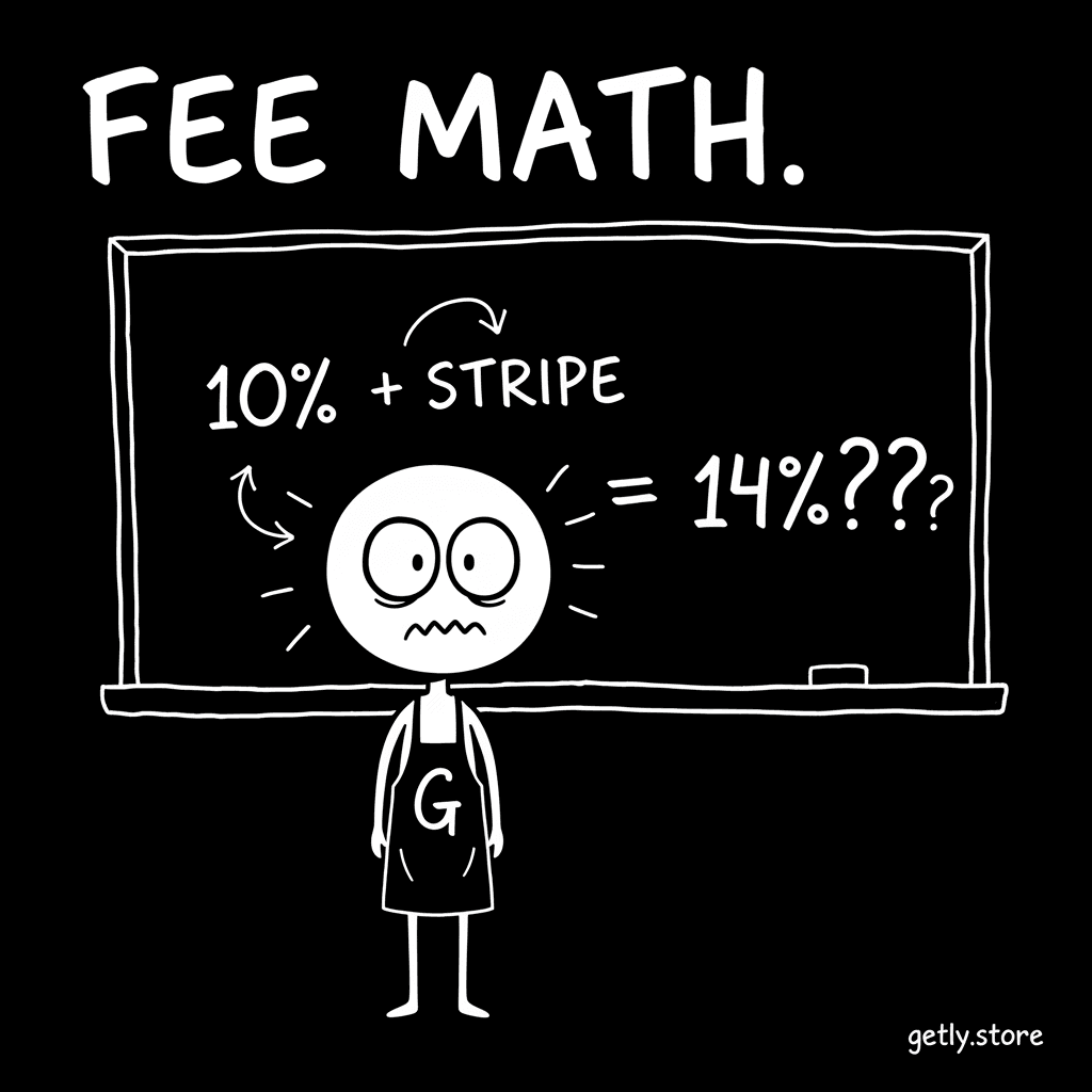 Real fee math: what creators actually take home