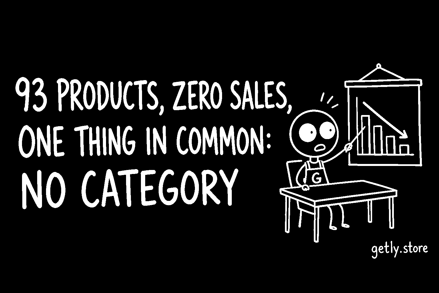 93 products, zero sales, one thing in common: no category