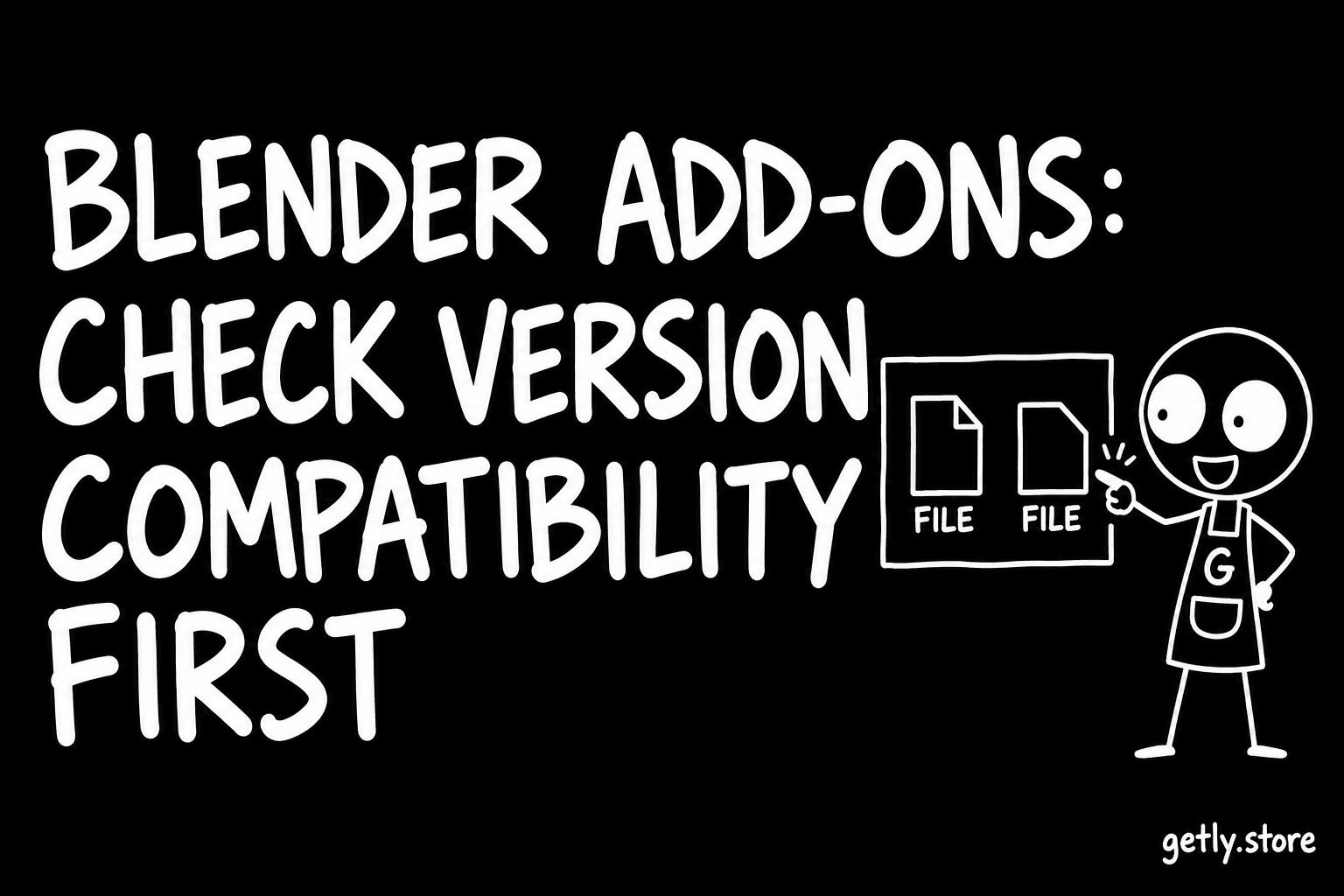 Blender add-ons: check version compatibility first