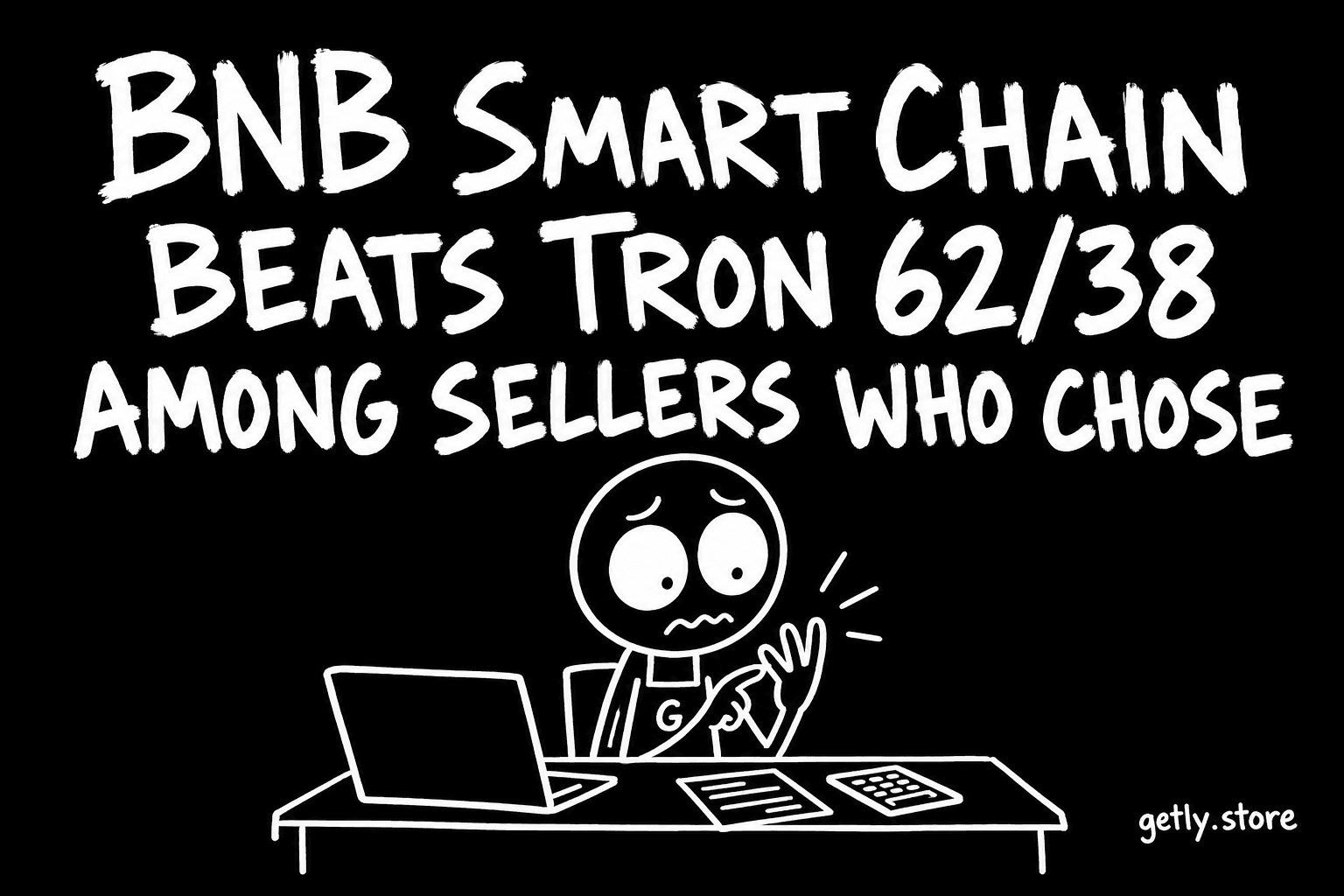 BNB Smart Chain обгоняет Tron 62/38 среди тех, кто выбрал