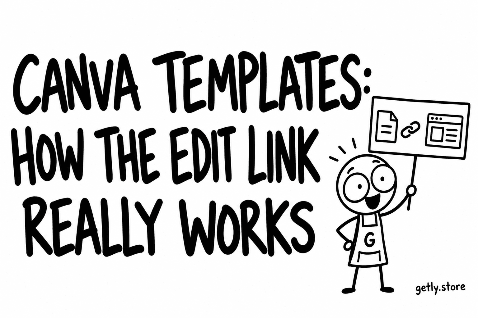 Canva templates: how the edit link really works