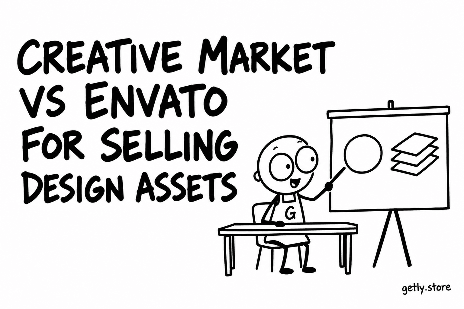 Creative Market vs Envato for selling design assets