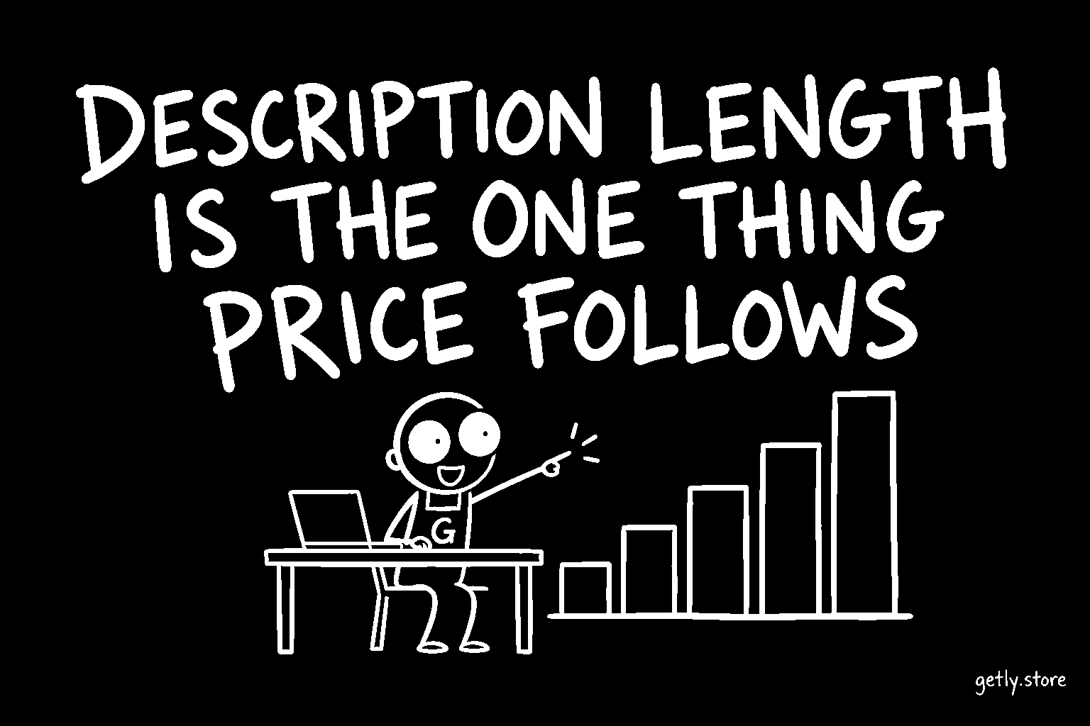 Description length is the one thing price follows