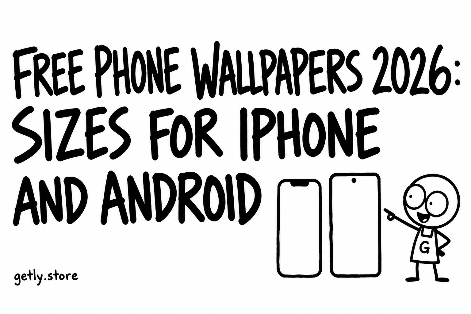 Free phone wallpapers 2026: sizes for iPhone and Android
