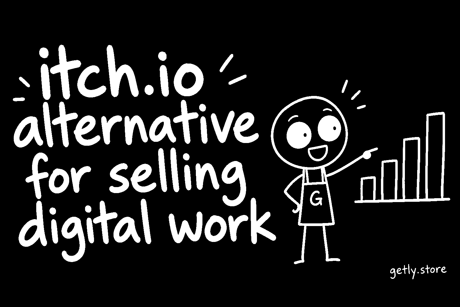 itch.io alternative for selling digital work