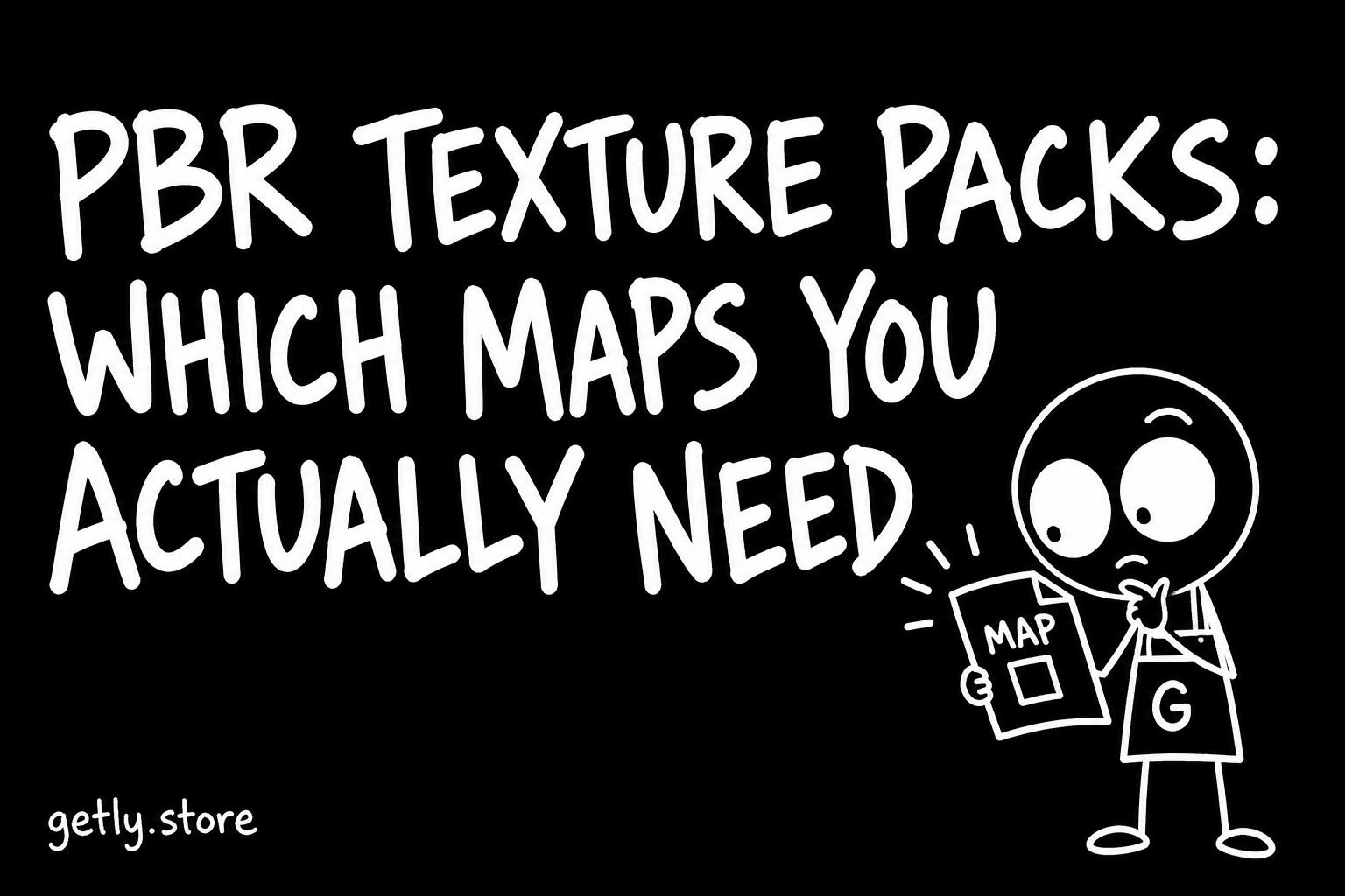 PBR texture packs: which maps you actually need