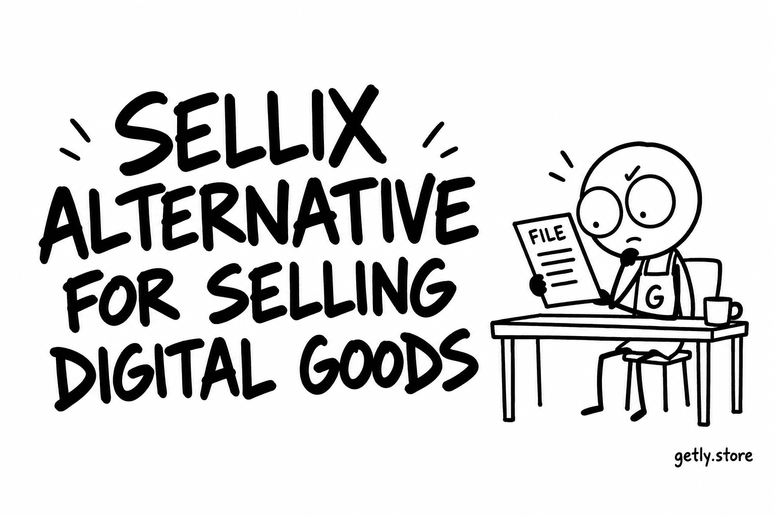 Sellix alternative for selling digital goods