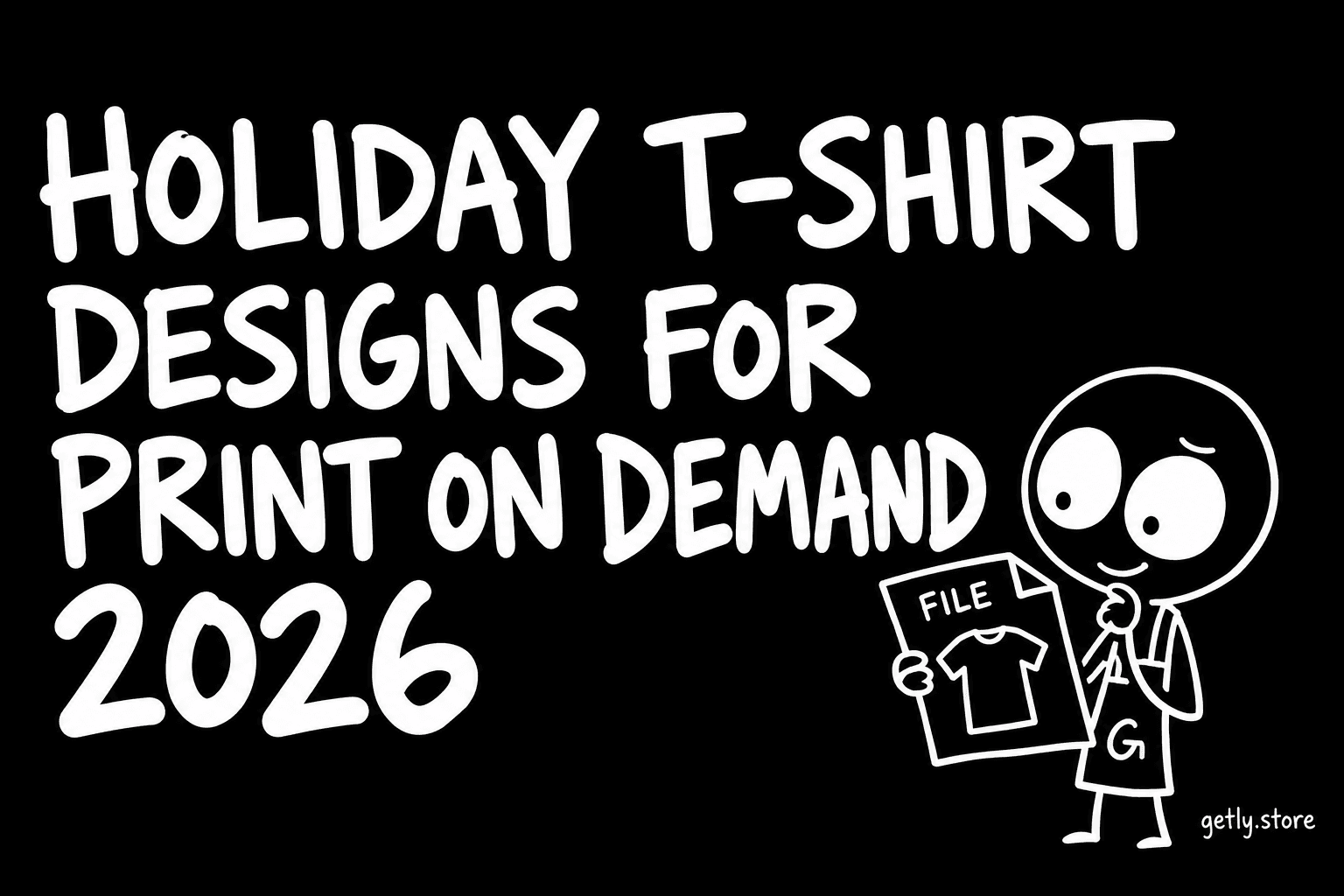 Weihnachtliche T-Shirt-Designs für Print on Demand 2026