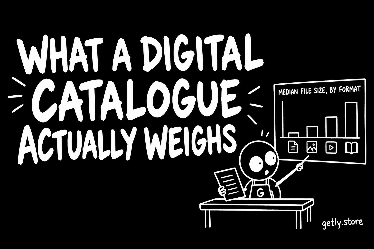 What a digital catalogue actually weighs