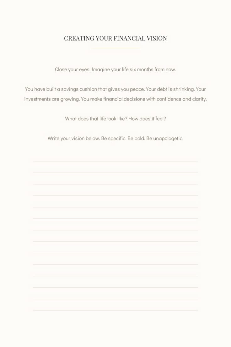 Preview image of Financial Freedom Planner for Women | 6-Month Budget, Savings & Money Management Workbook | Digital PDF Planner