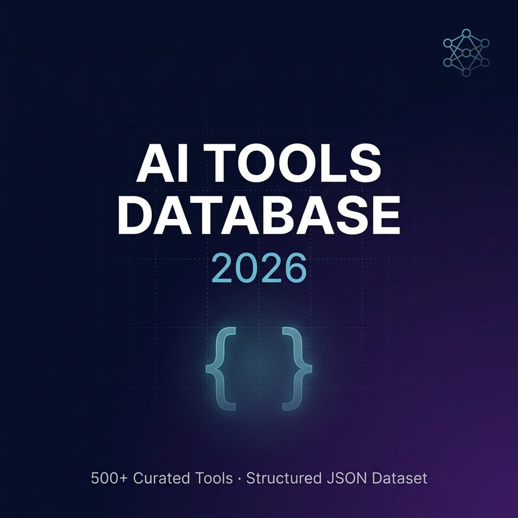 Preview image of AI Tools Database 2026 | 500+ Curated AI Tools in Structured JSON