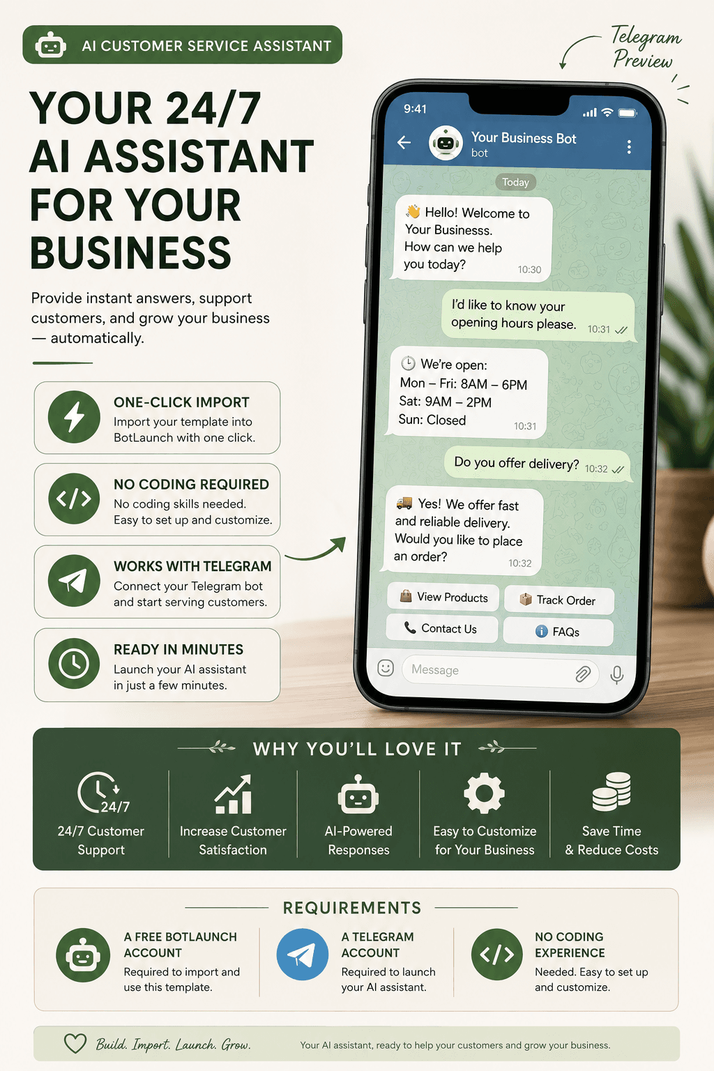 Preview image of AI Customer Service Assistant