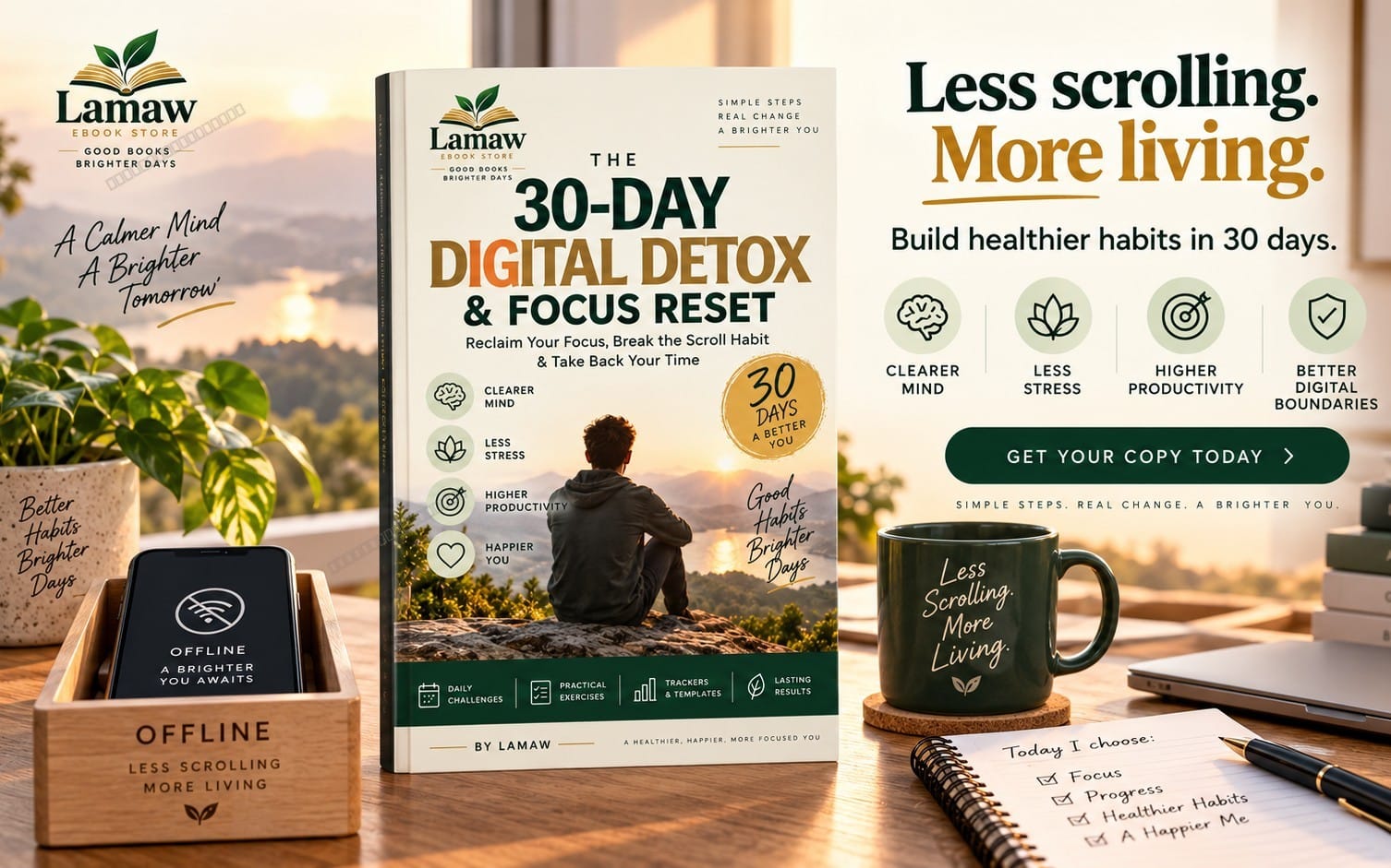 The 30-Day Digital Detox & Focus Reset