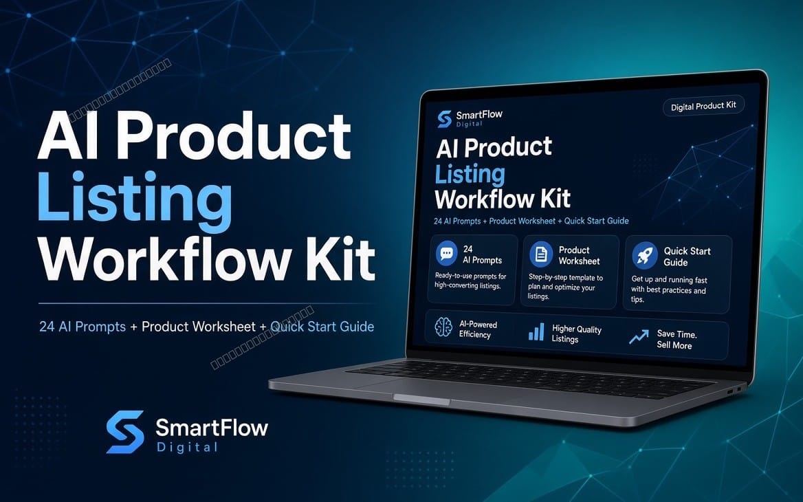 AI Product Listing Workflow Kit by SmartFlow Digital