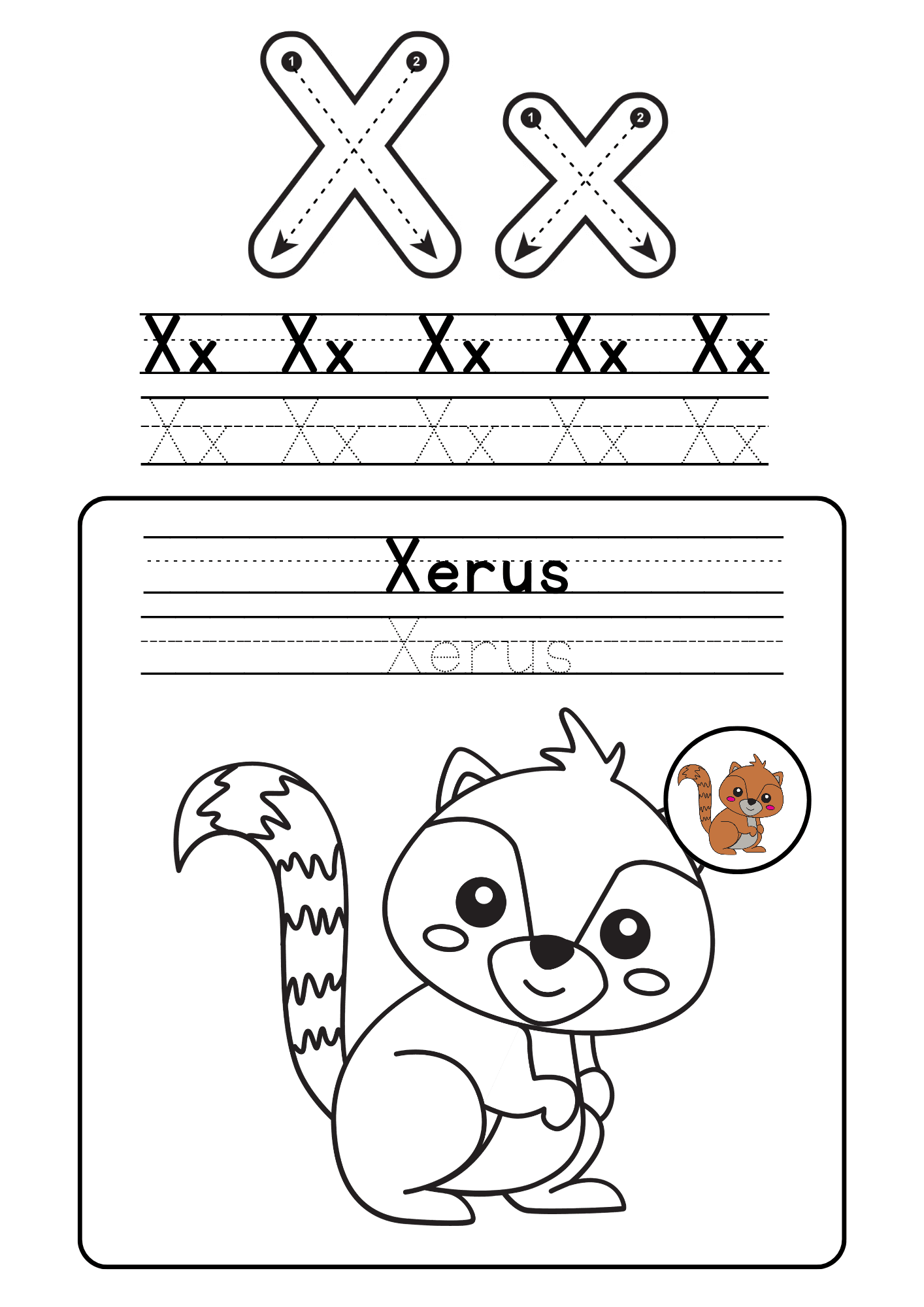 Preview image of English Alphabet Coloring Booklet