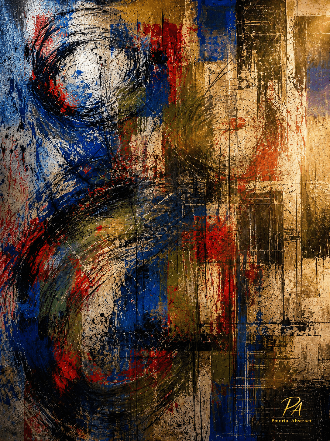 Preview image of АбстрактноеCircular Motion и Urban Texture Composition
