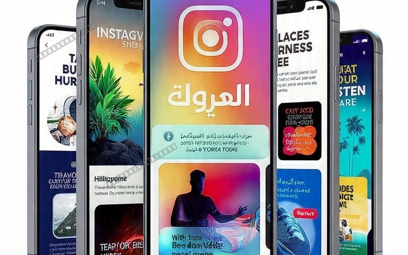 نماذج عقود وفاتورة وعرض سعر خدمات برمجة وتصميم مواقع ضمن تصميم سوشيال ميديا على هواتف ذكية