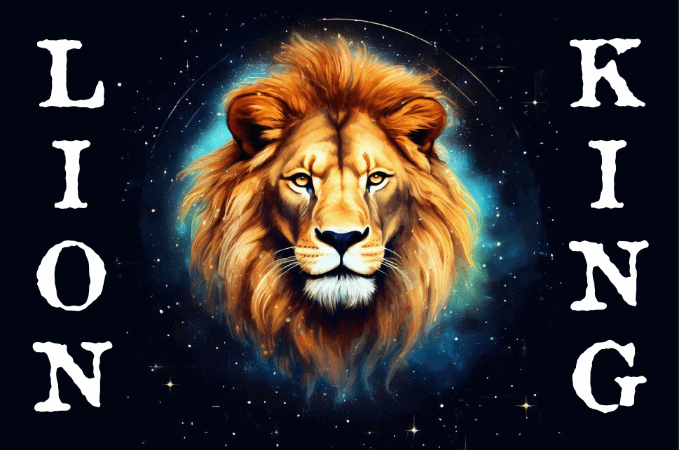 Preview image of Lion King Portrait & landscape wall art poster digital print