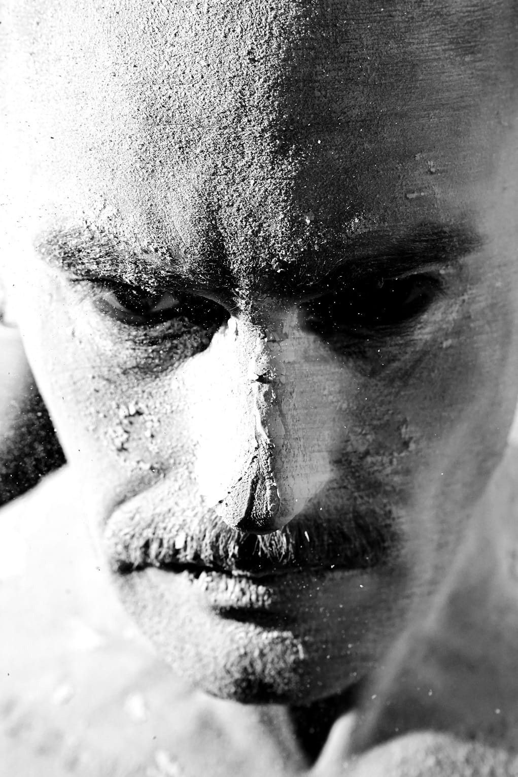 Preview image of What Lies Hidden — Introspective Art Portrait | Black-and-White Photography for Walls