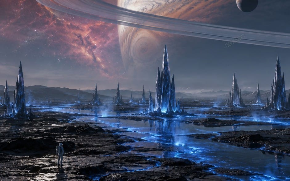 Astronauts Discover Infinite Alien Worlds