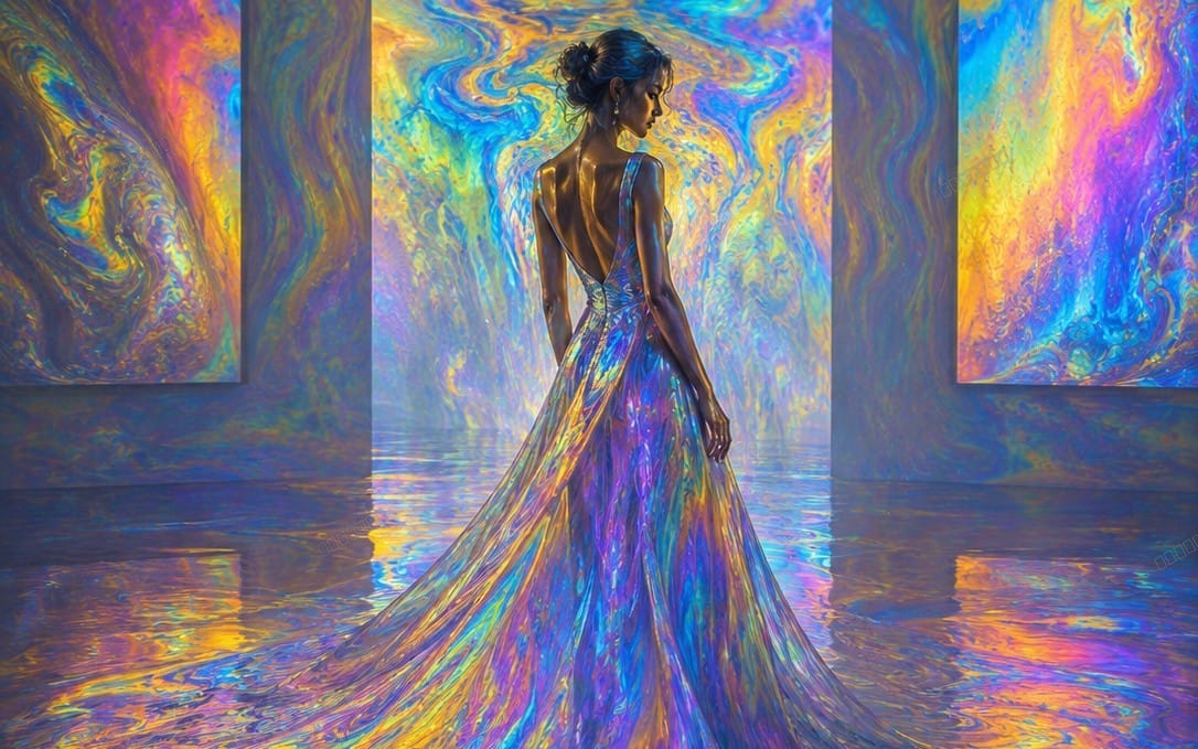 4 mobile wallpaper of spectral Interference Art