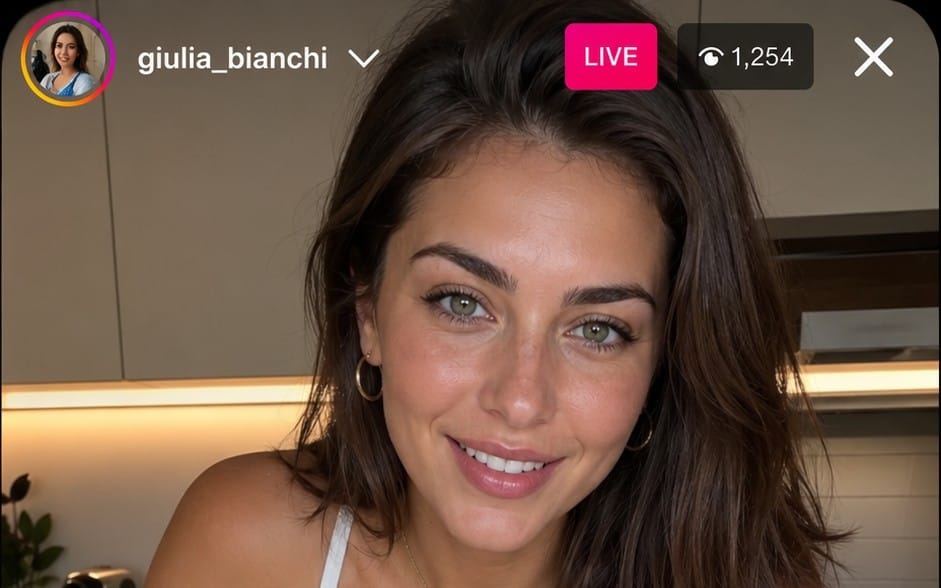 Girls Instagram Liveframes