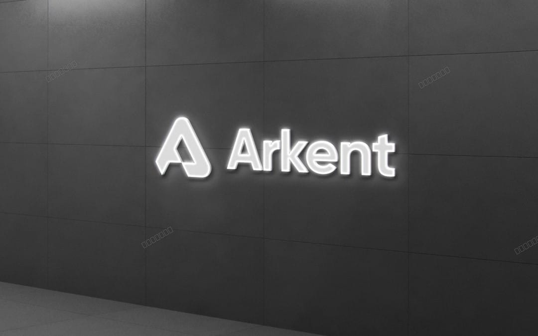 Arkent logo mockup