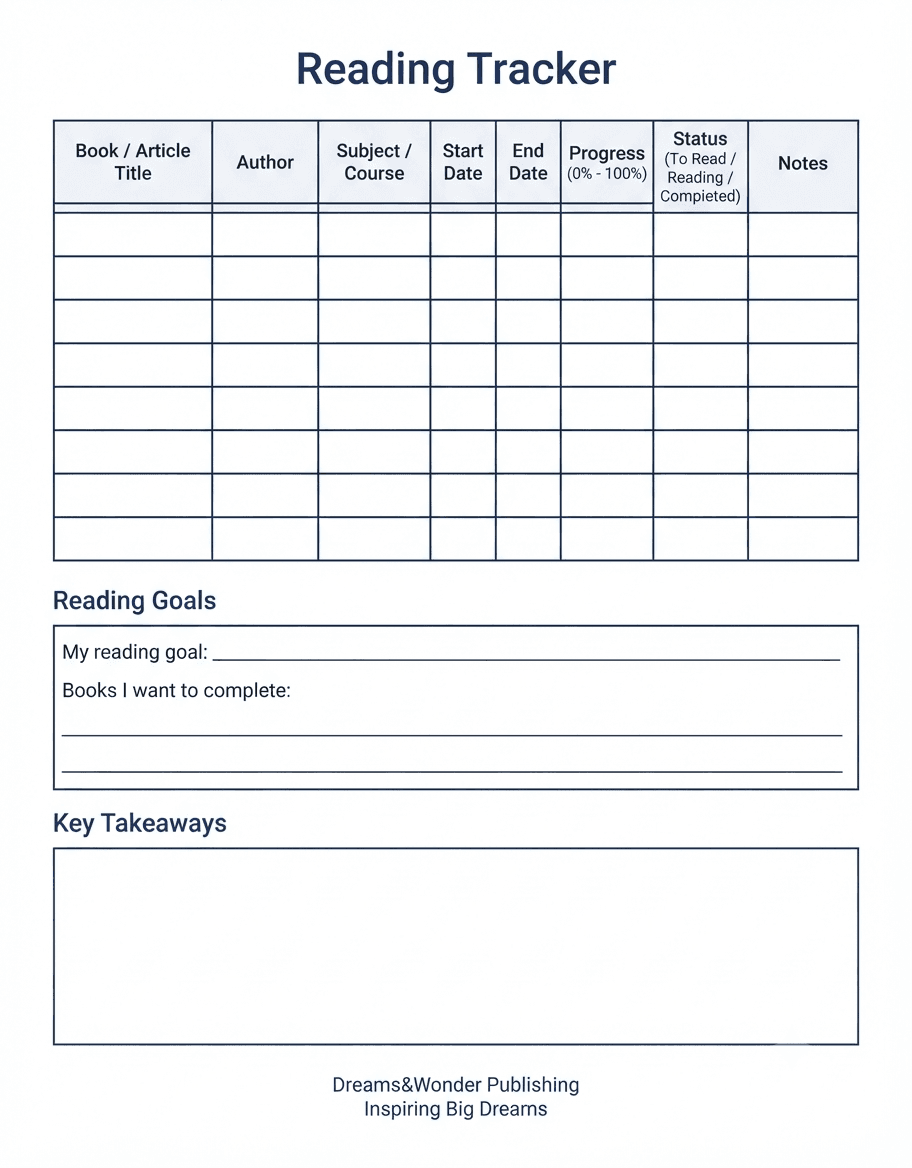Preview image of Daily Student Planner