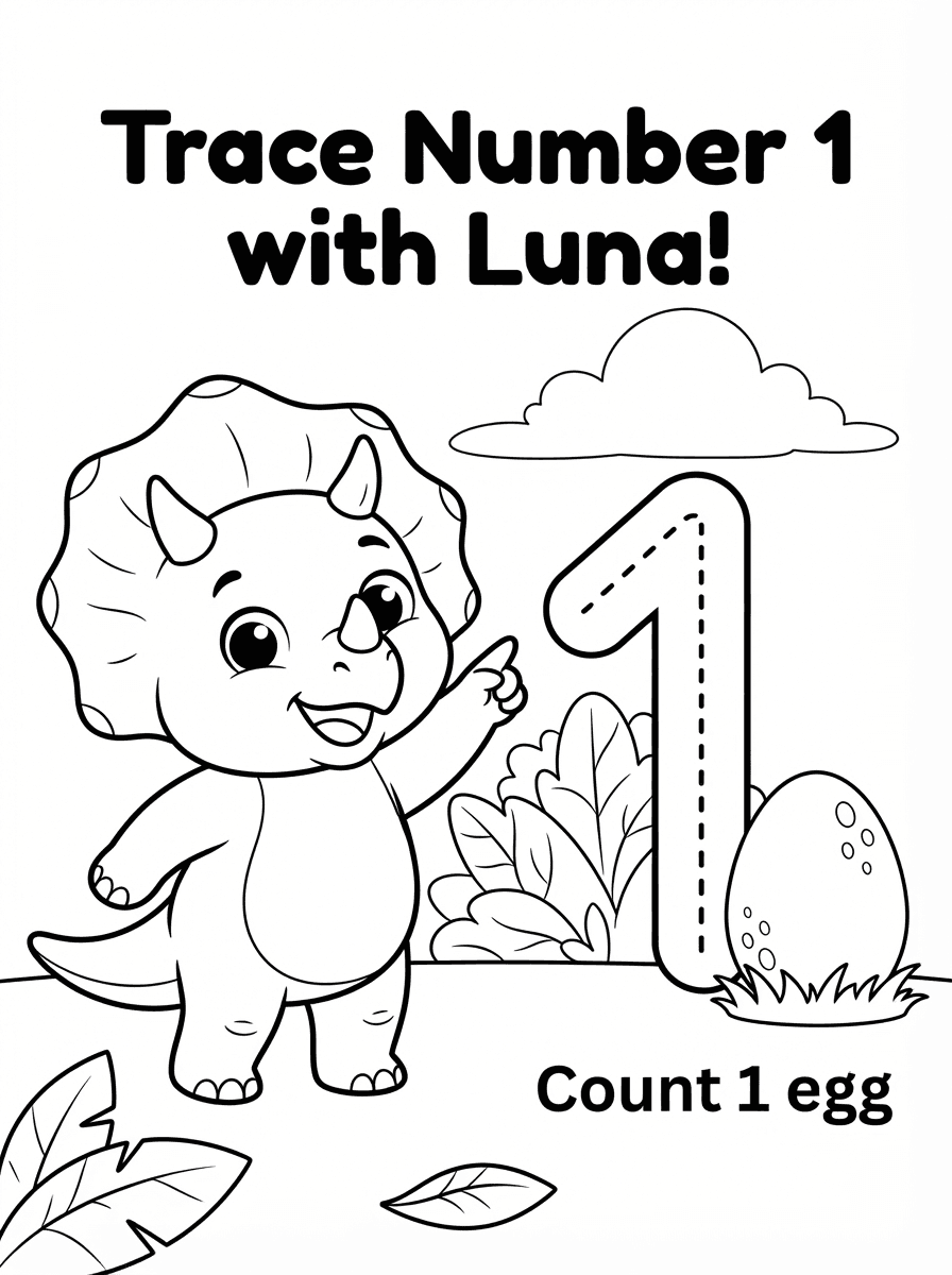 Preview image of Dino Activity Book | Printable Dinosaur Activity Book PDF for Kids Ages 3–5 | Coloring, Games & Preschool Learning Activities