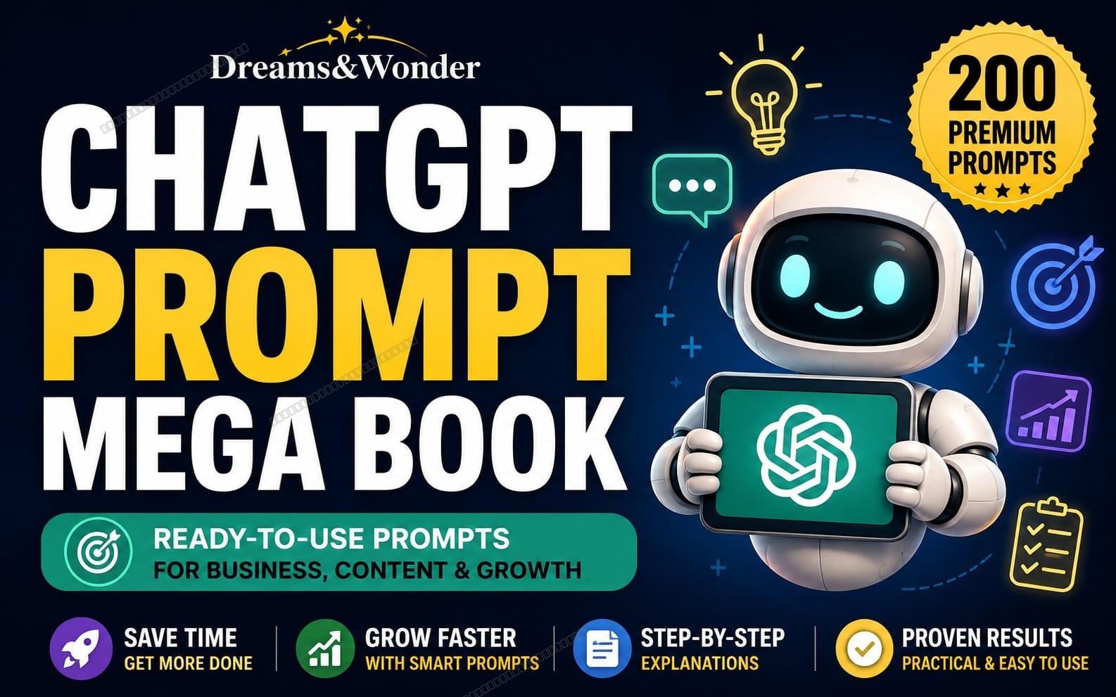 200 ChatGPT Prompts for Small Business | AI Business Prompt Mega Book