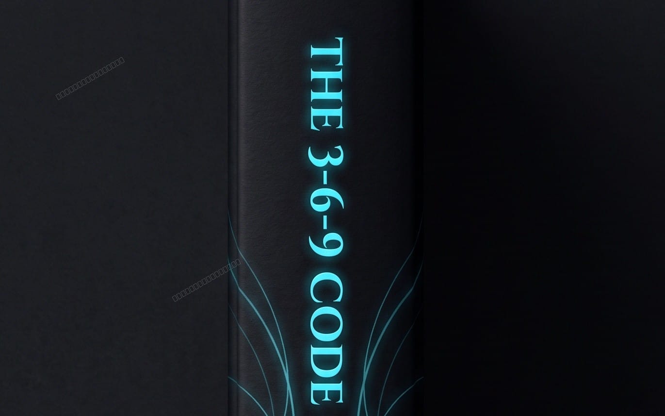 Dark tech banner reading THE 3-6-9 in glowing teal text for a digital download product
