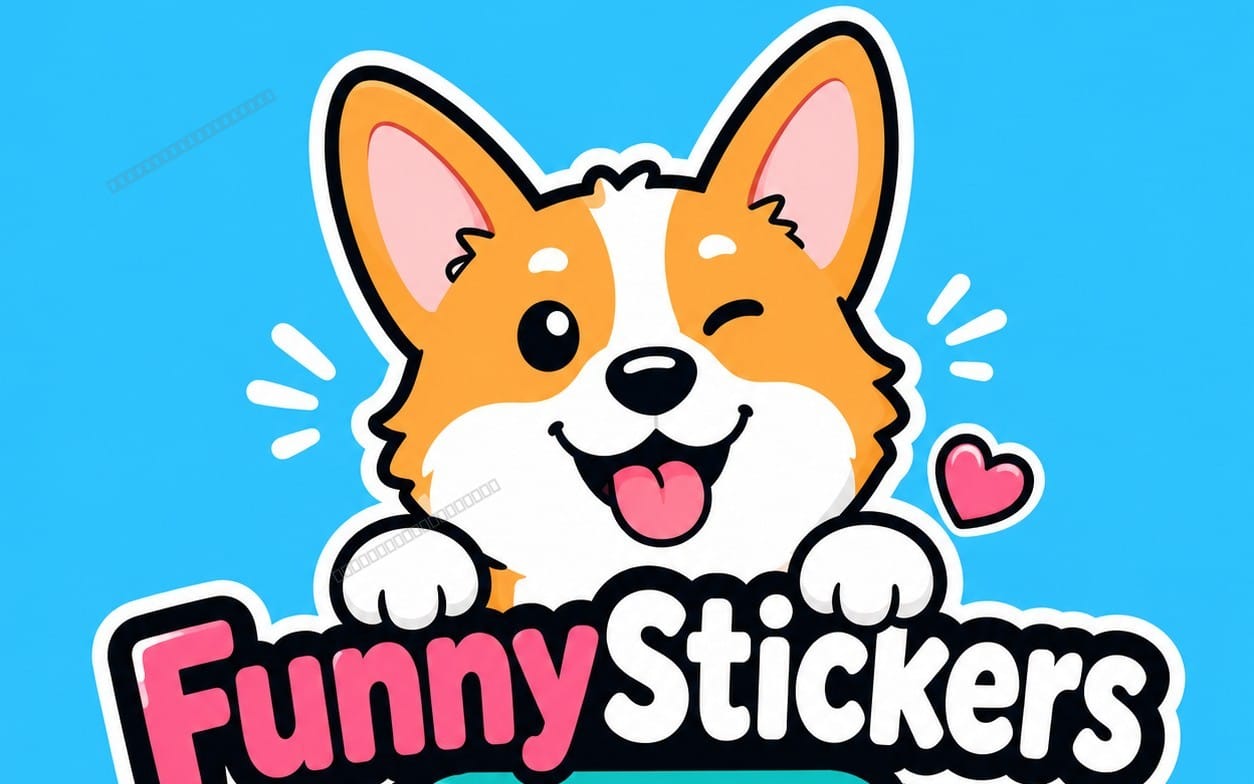 Funny panda Stickers